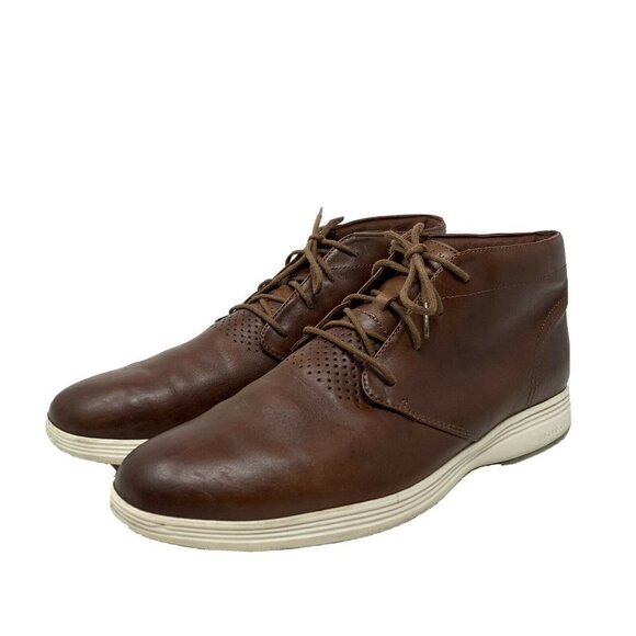 Cole Haan Grand OS Tour Chukka Boot Brown Lace Up main image 3